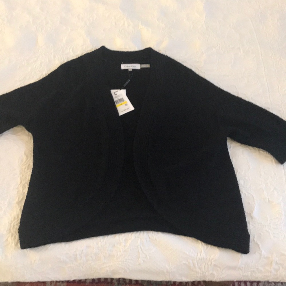 NWT Great black throw over cardigan